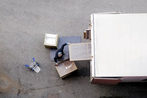 Careful wrapping and transport of sofas and household furniture