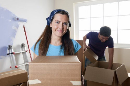 Queens Park residents using flexible storage for furniture and boxes