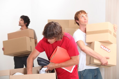 A local removals team supporting a home move in Queens Park