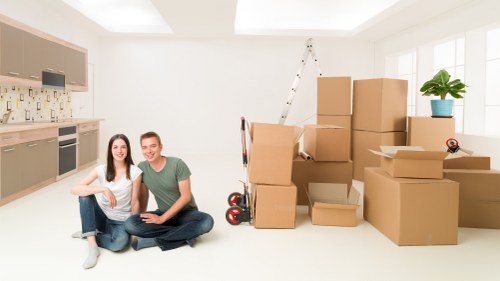 Commercial packing and unpacking support for a Queens Park business move