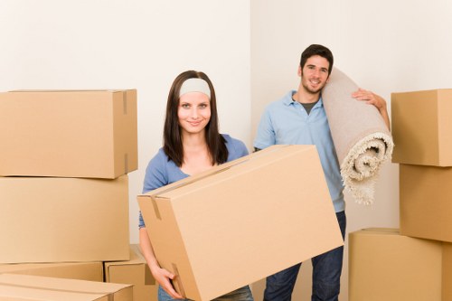 Local moving van for residential and business transport in Queens Park