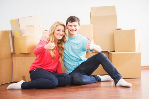 Commercial moving truck hire service for Queens Park businesses