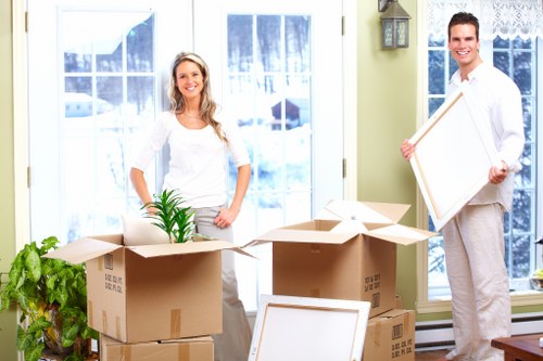 Careful labelling and box organisation during local packing services