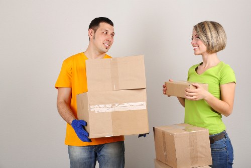 Packing and storing belongings for convenient access in Queens Park