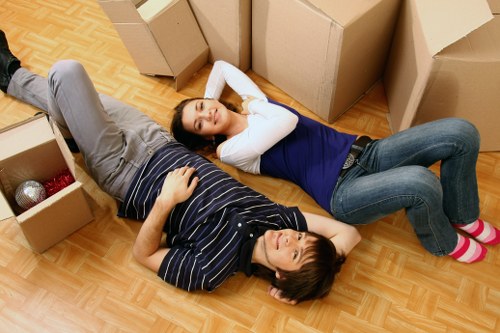 Queens Park office relocation with careful loading and transport