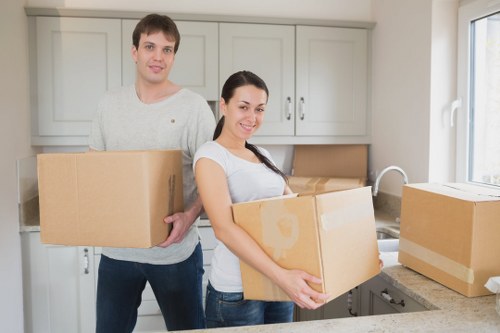Loading furniture carefully for a Queens Park house or flat move